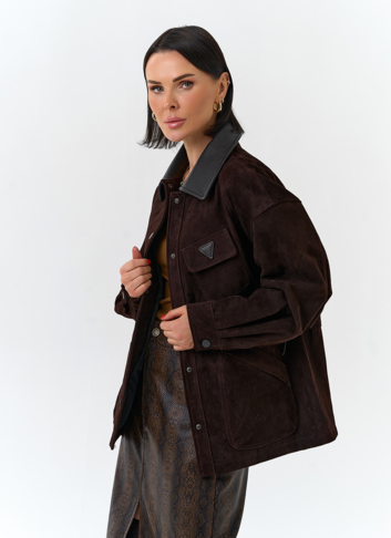 Женская куртка из натуральной замши