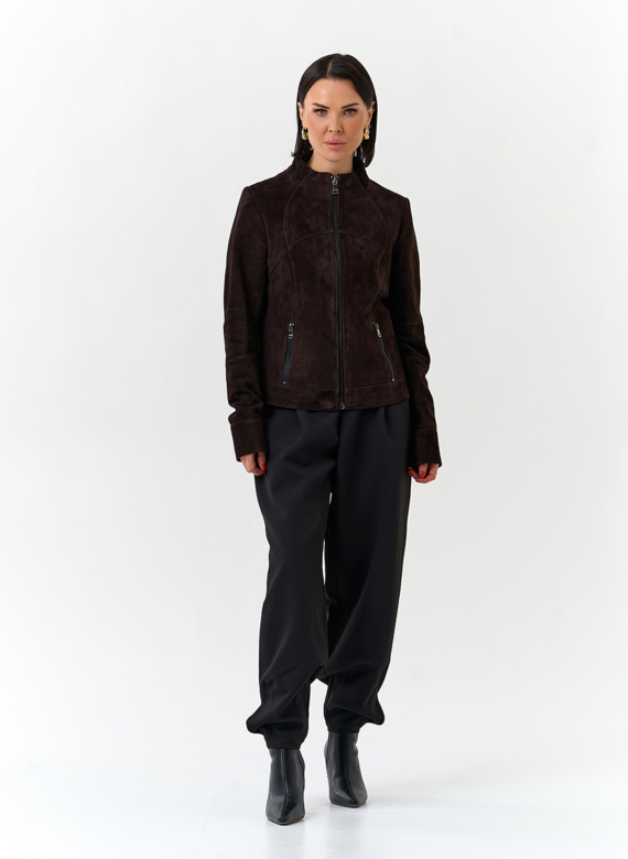 Женская куртка из натуральной замши