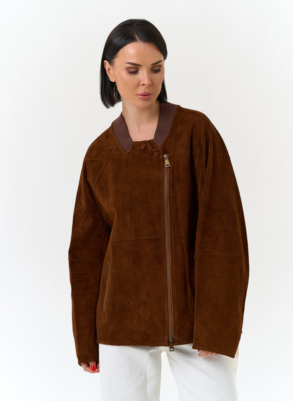 Женская куртка из натуральной замши 