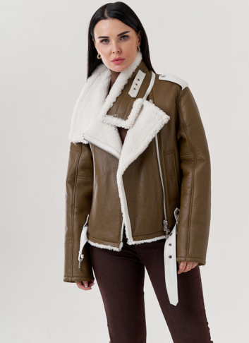 Женская дубленка пилот Женская дубленка пилот