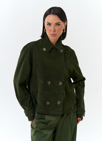 Женская куртка из натуральной замши