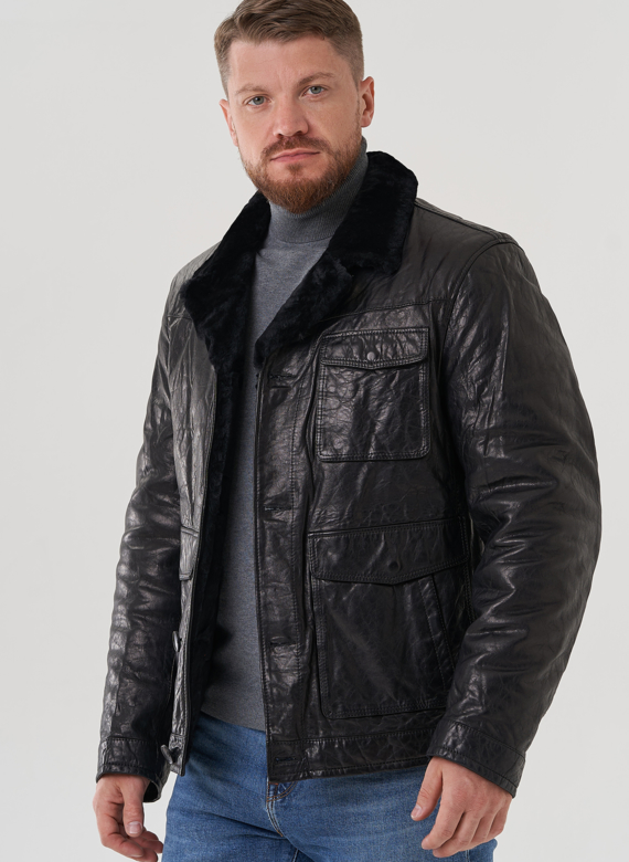 Куртка мужская из натуральной кожи 