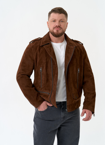Мужская куртка из натуральной замши