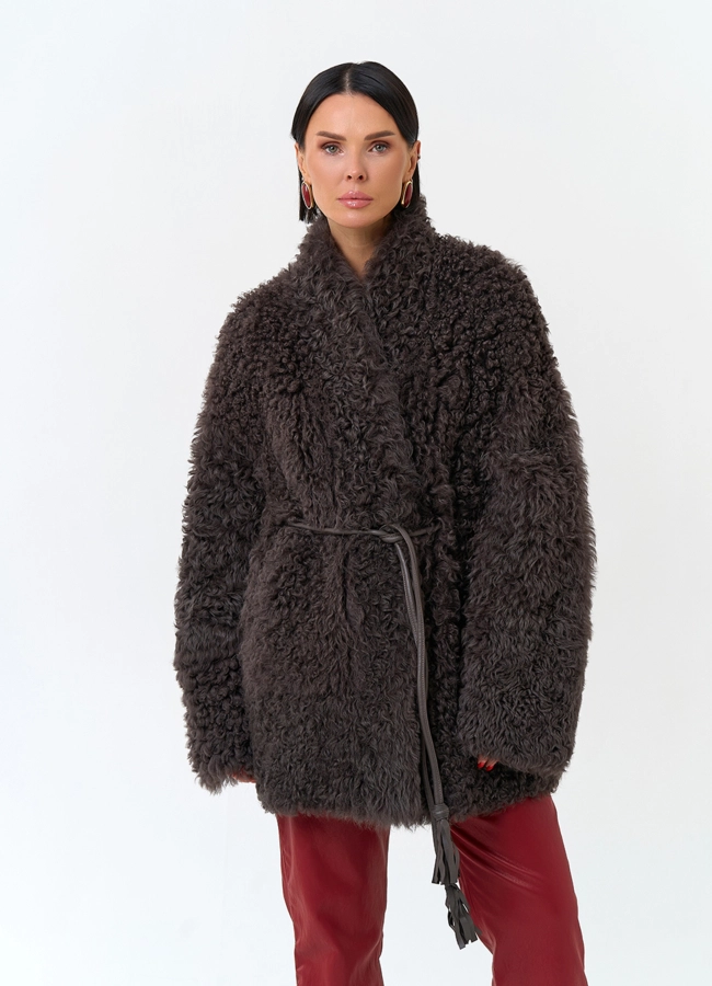 Женская дубленка двухсторонняя модель № 34171 универмаг малина фото