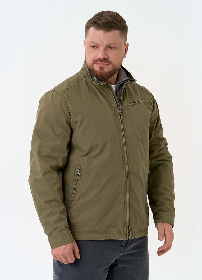 Мужская куртка ветровка с воротником стойкой модель № 32522 универмаг малина