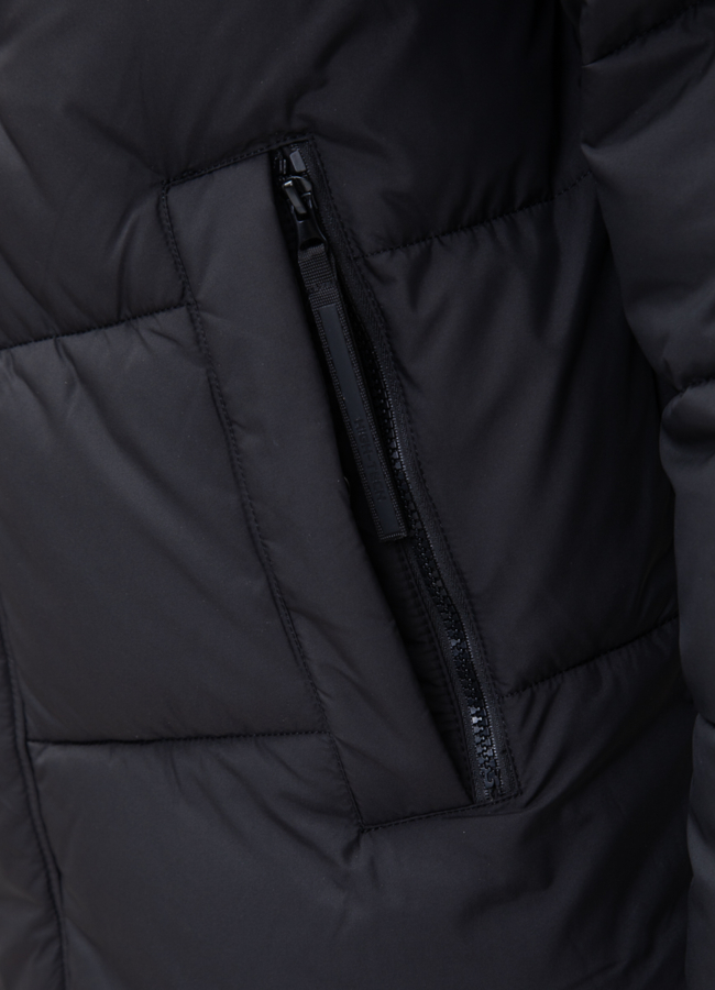 Мужской пуховик с капюшоном  модель № 28003 универмаг малина