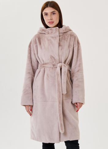 Пальто из искусственного меха