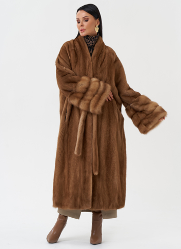 Женская шуба из скандинавской норки