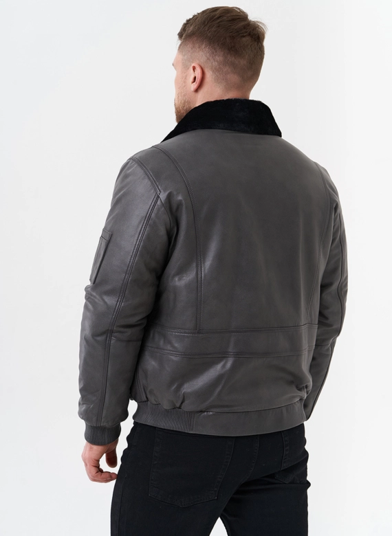 Мужская дубленка  фото