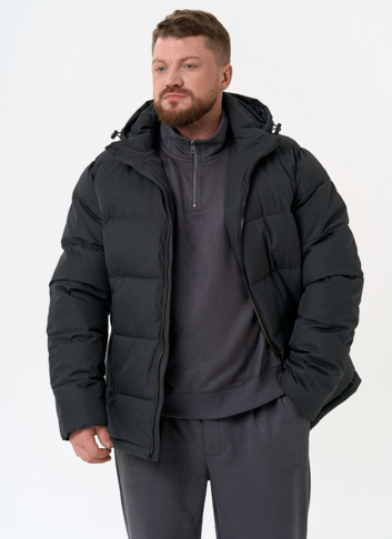 Мужской пуховик с капюшоном 